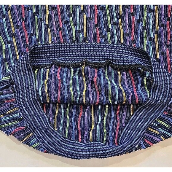 Vintage Coogi Style Sweater Men's Large J. Simon Pullover 3D Knit 100% Cotton - Picture 7 of 14